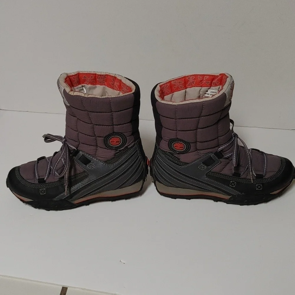 Women's Timberland Performance 200 Gram Primaloft Waterproof Snow Boots in Gray